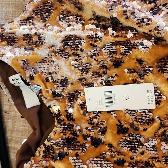 NWT Anthropologie Esther Sequined Cami- XS - Picture 5 of 6